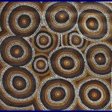 Aboriginal Art Canvas - Julie Porter-Size:64x65cm - H